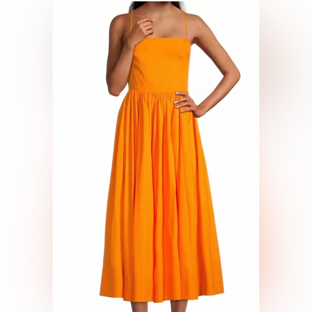 NWT Sold out online Jason Wu Orange Criss Cross back Dress size 4